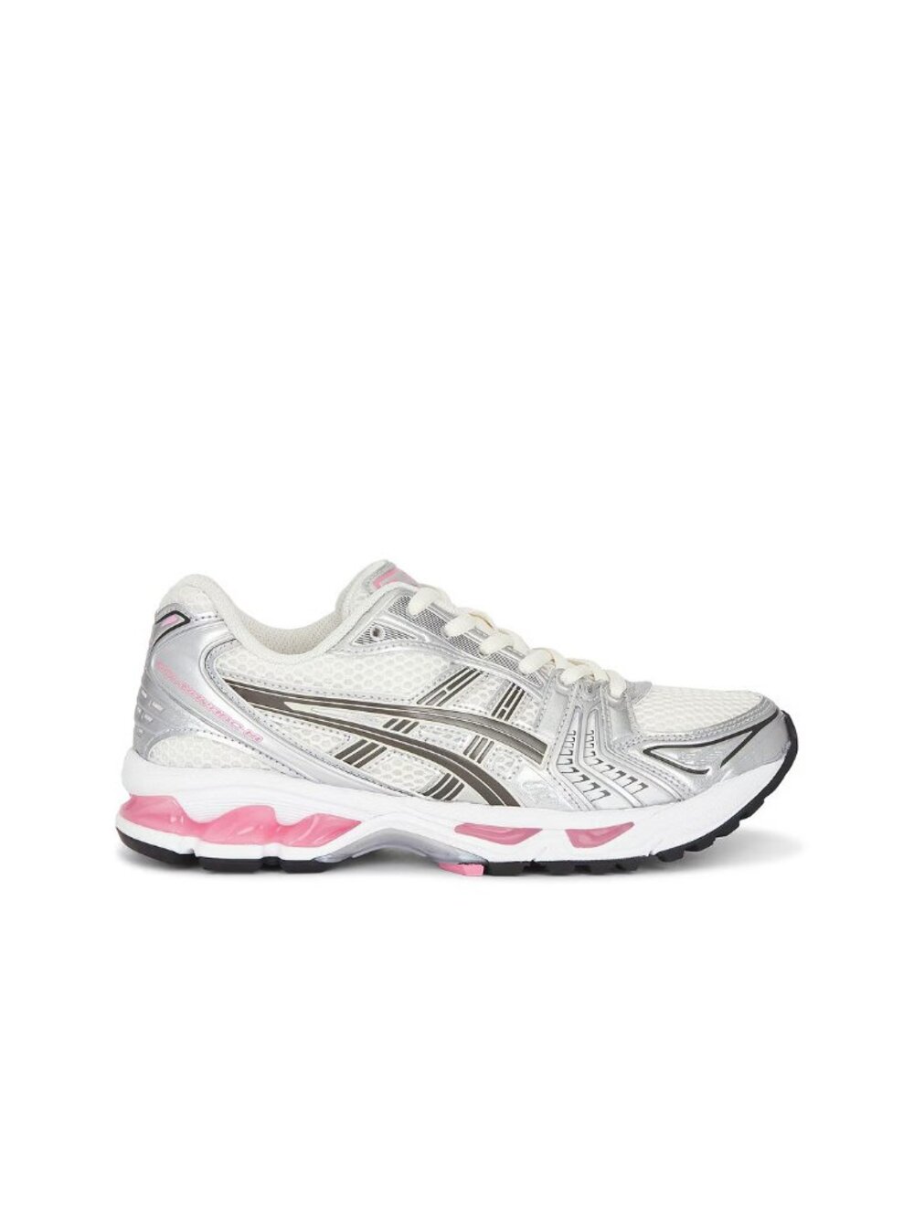 Asics Gel-Kayano 14 Sneaker in Cream & Sweet Pink